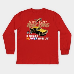 Reese Bobby Racing Kids Long Sleeve T-Shirt